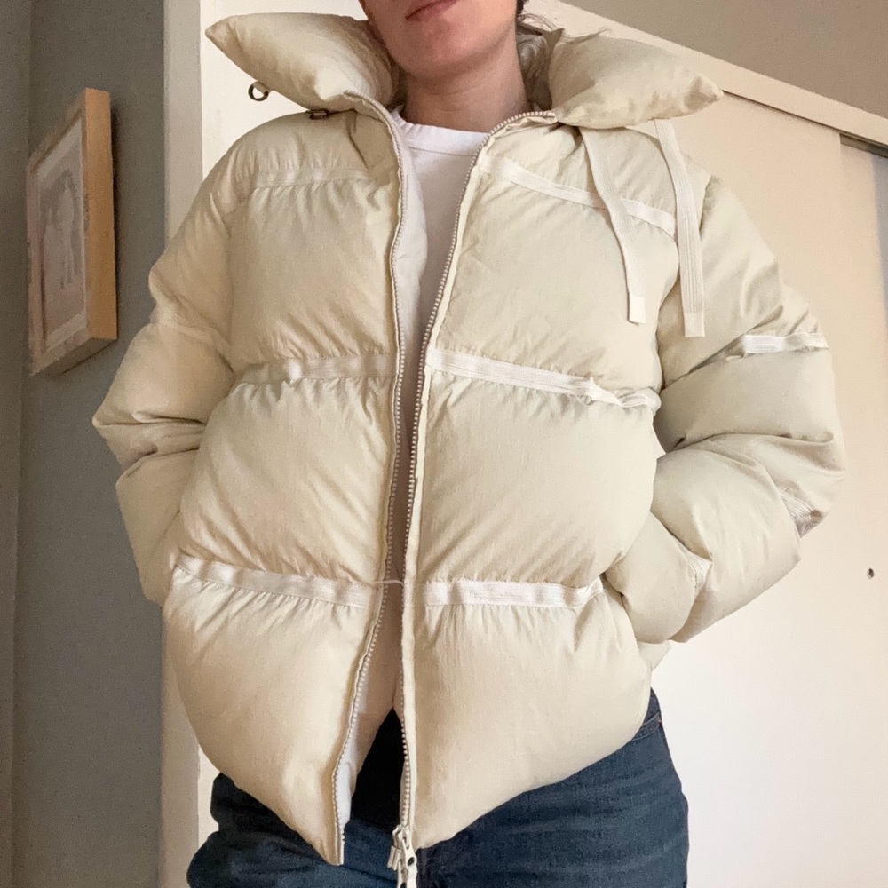 Women's Cream Puffer Jacket (PALOMA WOOL)